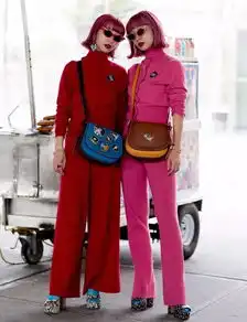 欧美街拍穿搭灵感,粉色系