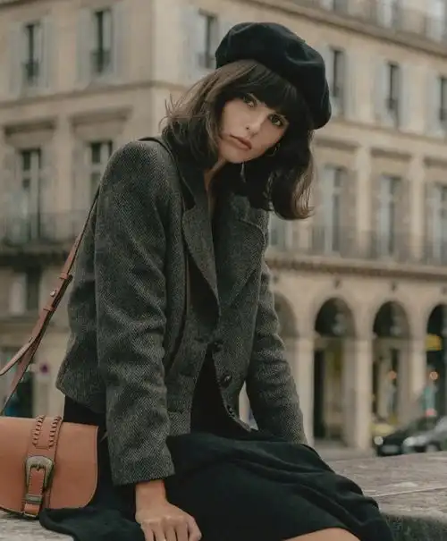 降温季节愁搭配没关系法式优雅穿搭学起来,让你做个淑女