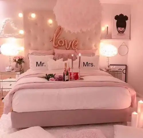 单身公寓就要这么装饰,粉色系的甜美之家,每一处布置的都像艺术