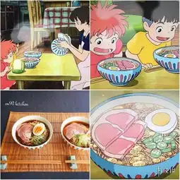 日本美女还原宫崎骏动画美食细节精确到摆放位置