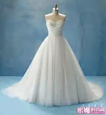 迪士尼婚纱可爱优雅化身童话中的公主们