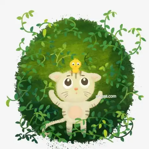 插画风户外树叶猫咪小鸟图片大小2000x2000px图片尺寸4.36mb来自png搜索网pngss.com免费免扣png素材下载插画风宠物春春季春天动物户外卡通手绘绿色猫咪萌宠爬山虎树叶
