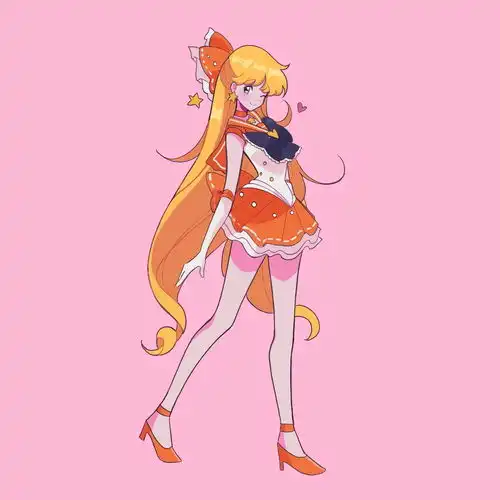 画师绘制美少女战士同人,改良版礼服和水手服,比原版更好看