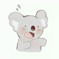 卡通熊头像搞笑逗比情侣