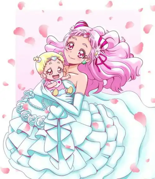 光之美少女系列壁纸拥抱q娃主题第十二弹