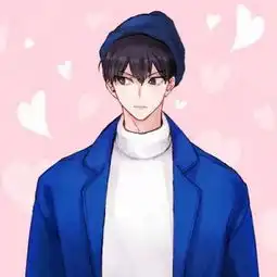 2018卡通动漫情侣头像一男一女唯美清新别让生活耗尽了你的向往