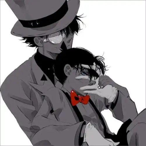 怪盗基德和柯南的头像