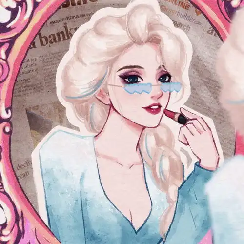 时尚感100分的迪士尼公主,爱丽儿回眸真媚,无法忽视艾莎的红唇