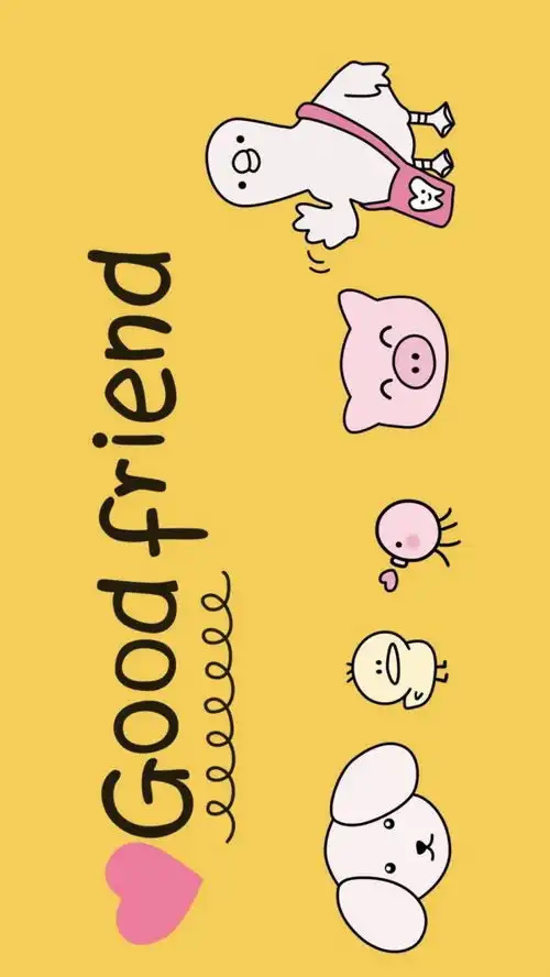 黄色壁纸长按即可保存,喜欢点赞