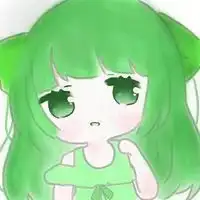 绿头发的动漫女生头像微信头像图片大全