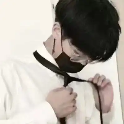 优质男头打领带的,黑色的领带白领专用的