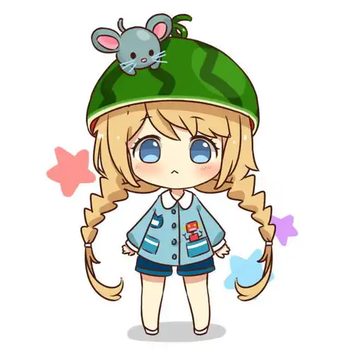 雪中小女孩