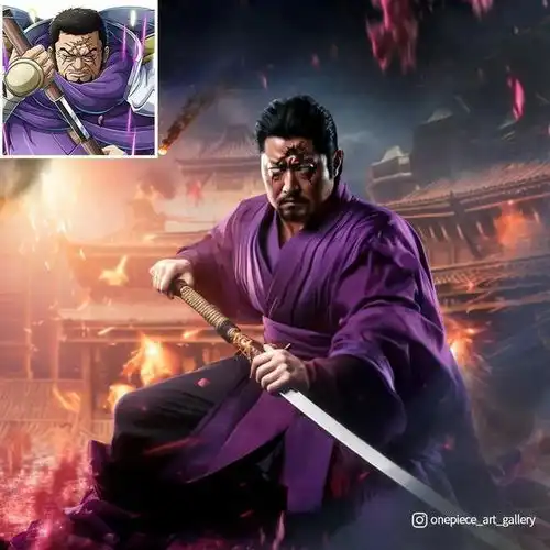 当ai还原海贼王角色战国大佛神还原,土星的牛鬼形态绝了