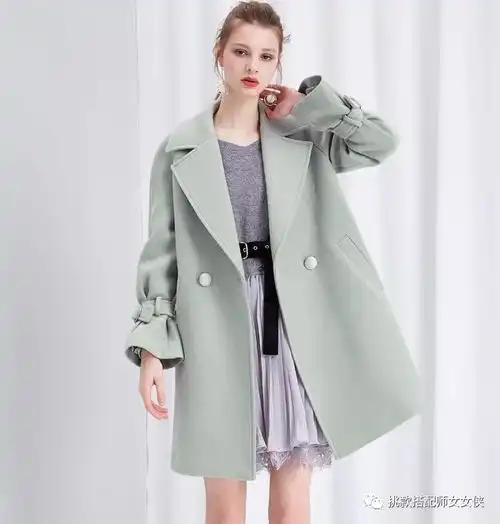 全网最火绿色系头像外套