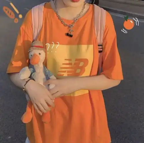 橙色系男头像图片大全肩