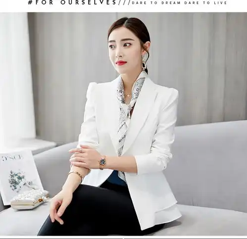 施悦名2018秋冬新款韩版大码显瘦时尚百搭女装西服休闲潮流小西装