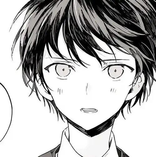 动漫男头很难过,很难说