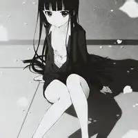 qq黑色头像系列动漫头像