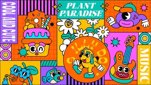 复古卡通插画系列