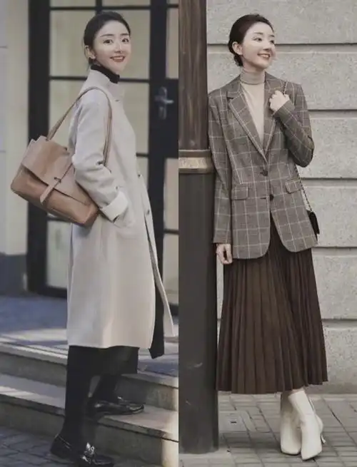 骨架小的女生如何穿出温柔气质感风衣阔腿裤是基础,时髦显高