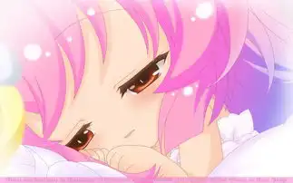 求一动漫女孩,粉色长发,红色眼睛