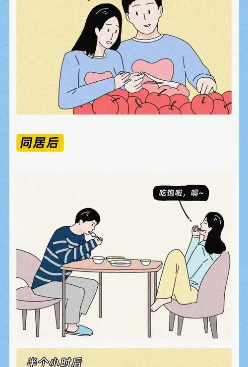 这些骚操作,女生只有同居后才会表现出来漫画