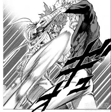 一拳超人125话图透饿狼被师父狂揍残血爆发