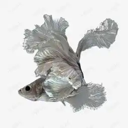手绘灰白色的斗鱼素材图片免费下载高清png千库网图片编号10548924