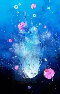 纯天然无污染的萌系小菇凉女生插画