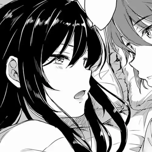 日系黑白动漫情头哇撒,我爱了