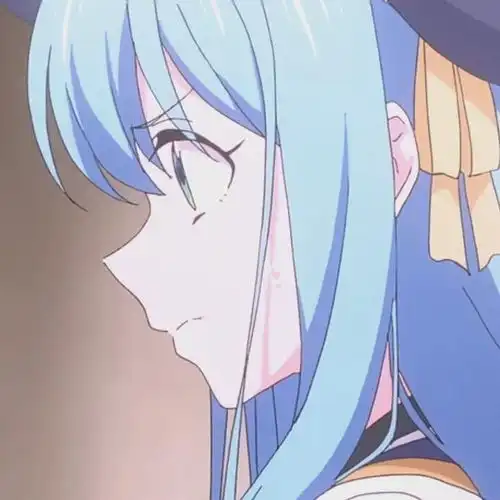 适合夏天的蓝色系动漫女头