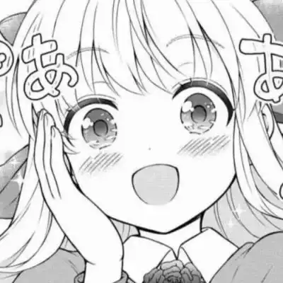 可爱动漫系头像女黑白