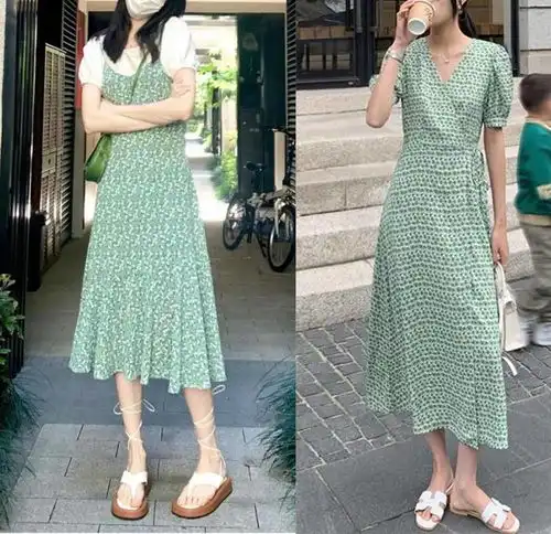 黄黑皮超显白的万能绿色系穿搭指南,快学习来