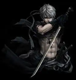 求黑色背景的帅气动漫图片,画质最好清晰,不要模糊