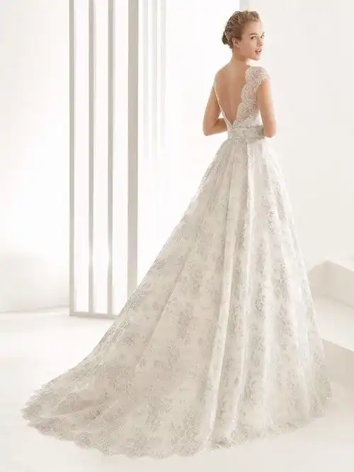 绝美后背设计rosaclara婚纱系列