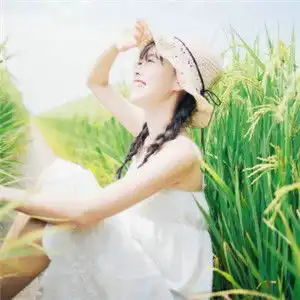 戴帽子的美女头像小清新夏季戴帽子的清纯美少女图片