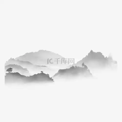 古典水墨山水国画景色素材图片免费下载千库网