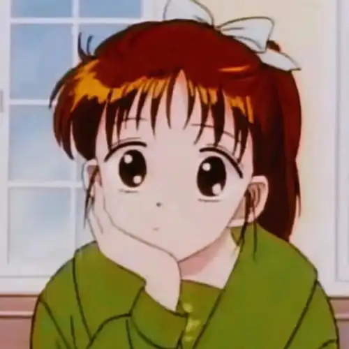 卡通头像女先点赞再保存