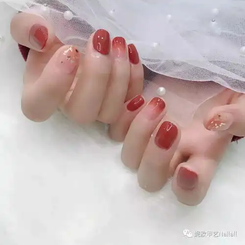 土橘色美甲,巨显白
