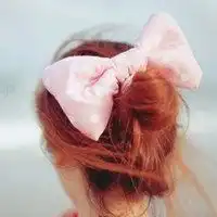 甜美系的女生头像蝴蝶结