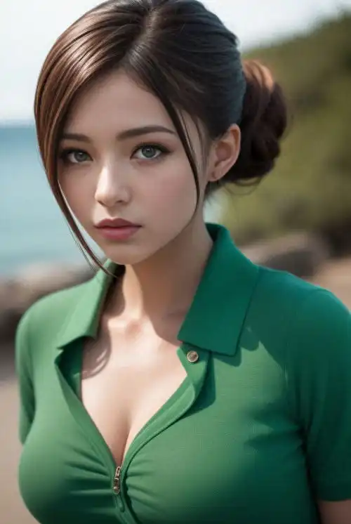 ai美人625绿色服装系列,也是女孩追求的一种颜色