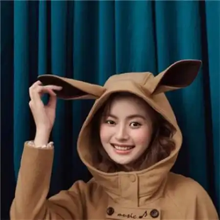 卡通卖萌女生头像美少女