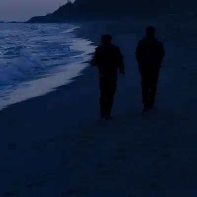 蓝色风景头像高清