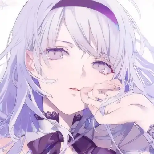超温油紫色系女生头像白昼解不开的结,黑夜慢慢耗