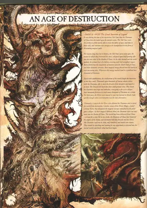 中古战锤混沌恶魔八版官方军书兵种图鉴设定集