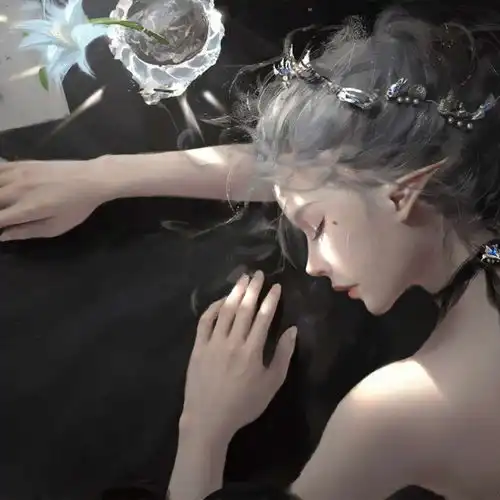 插画系唯美干净动漫二次元女生卡通动漫头像我要个性网