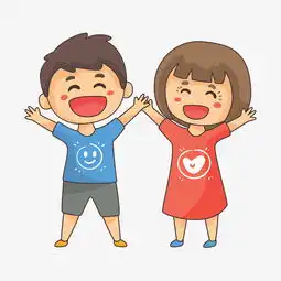 手绘可爱q版小孩插画图片素材其他格式下载动漫人物大全