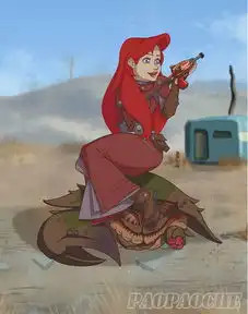 国外画师制作当辐射4遇到迪斯尼公主系列漫画