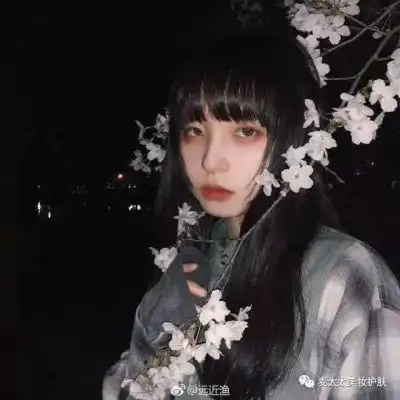 欧美风丧系女头像外国病态失恋女头像