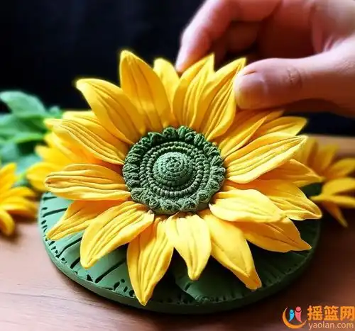 制作粘土向日葵,让你的家变成花园